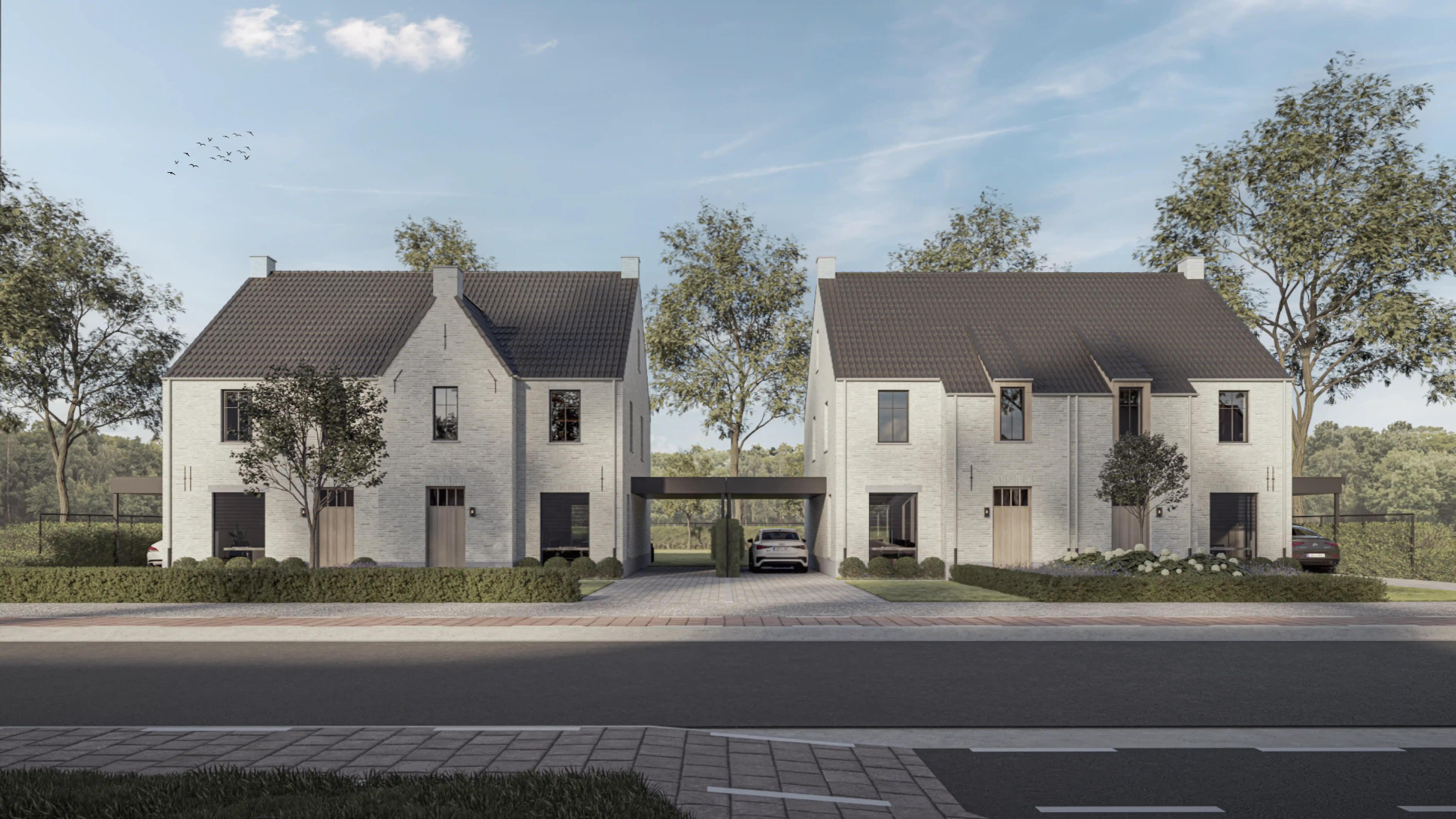 4 woningen in Beringen met Kerkhofs Bouwconsult als achtergrondfoto